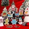 20 Pieces Christmas Diamond Art Ornaments Tags 5d DIY Diamond Painting Keychains Kit Christmas Hanging Diamond Art Kits Diamond Art Christmas Ornaments for Xmas DIY Crafts(Lovely Style)